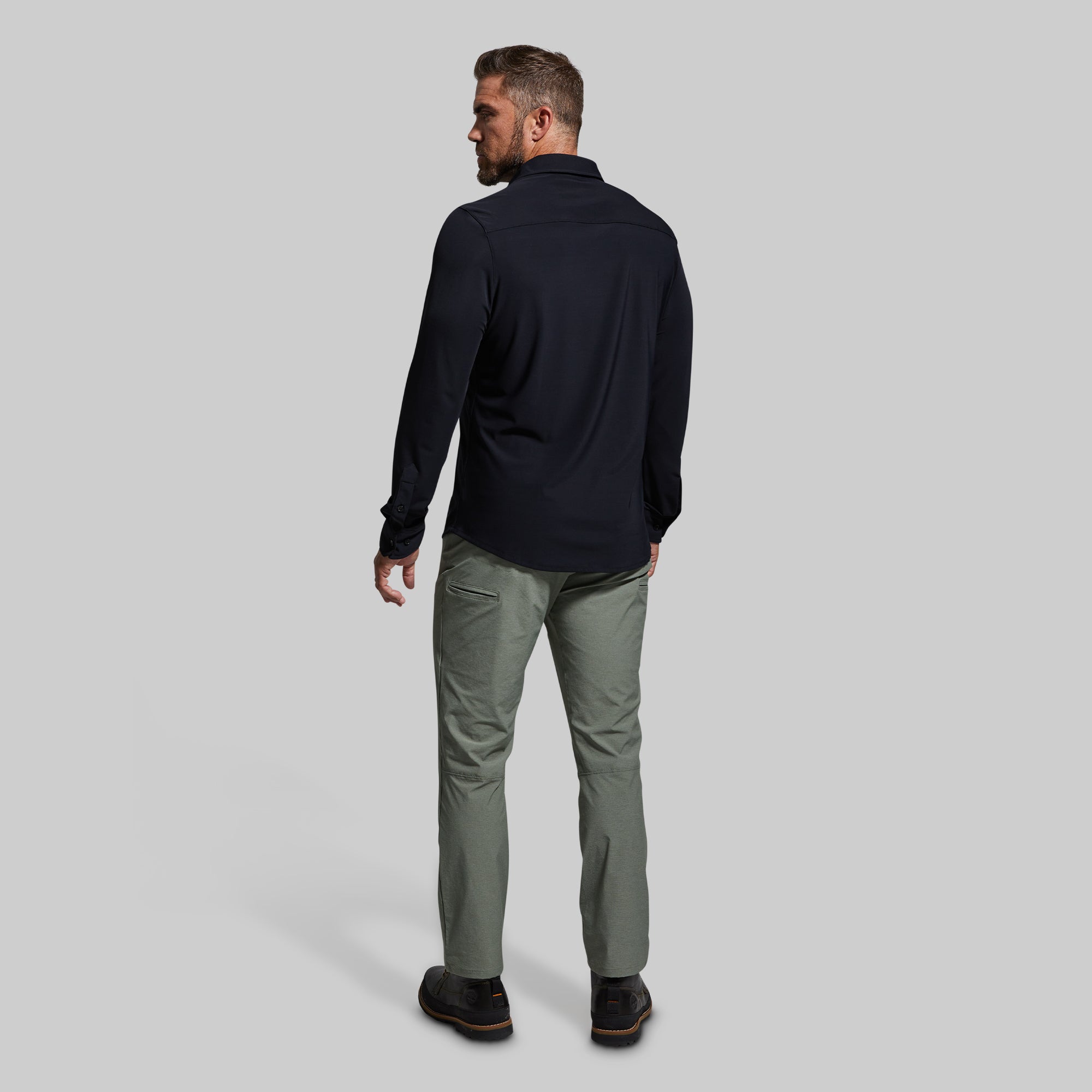 Network Long Sleeve (Black) – Born Primitive