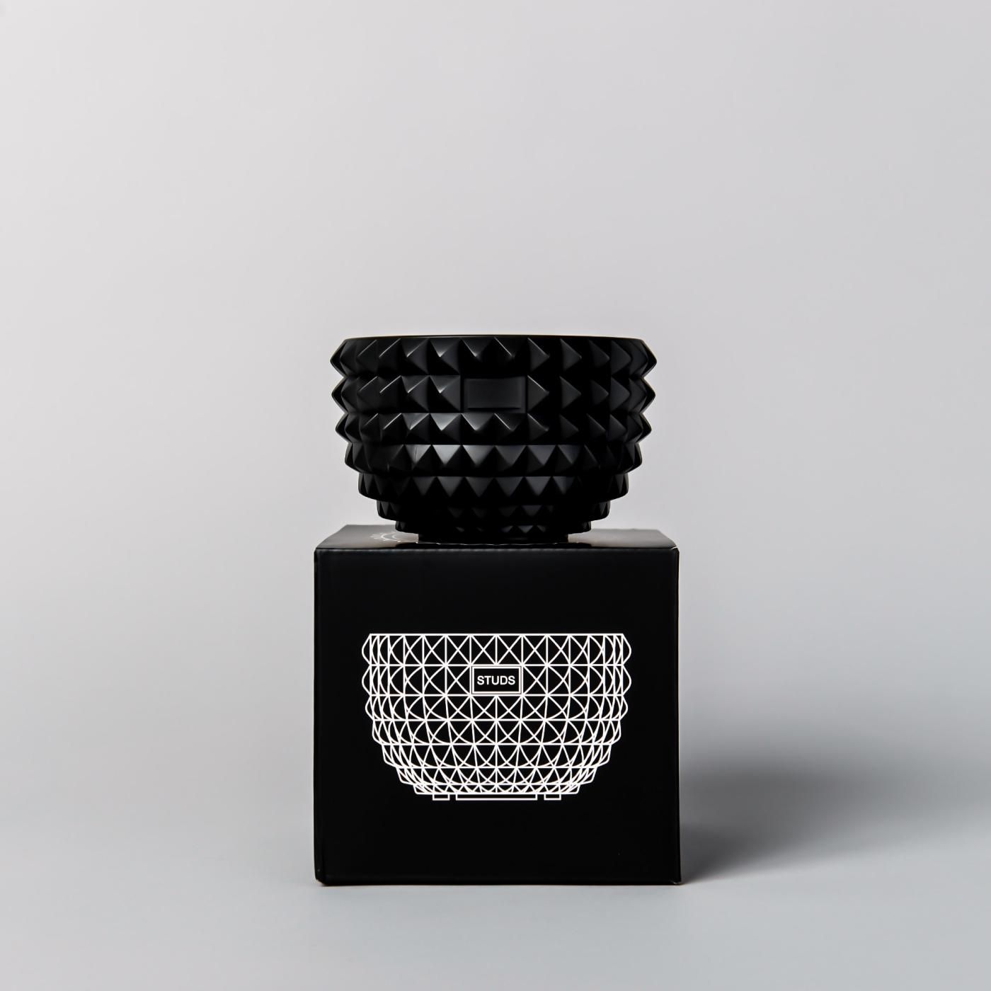 BOTANIZE PLA POT BOWL ALL STUDS “Black” φ12cm