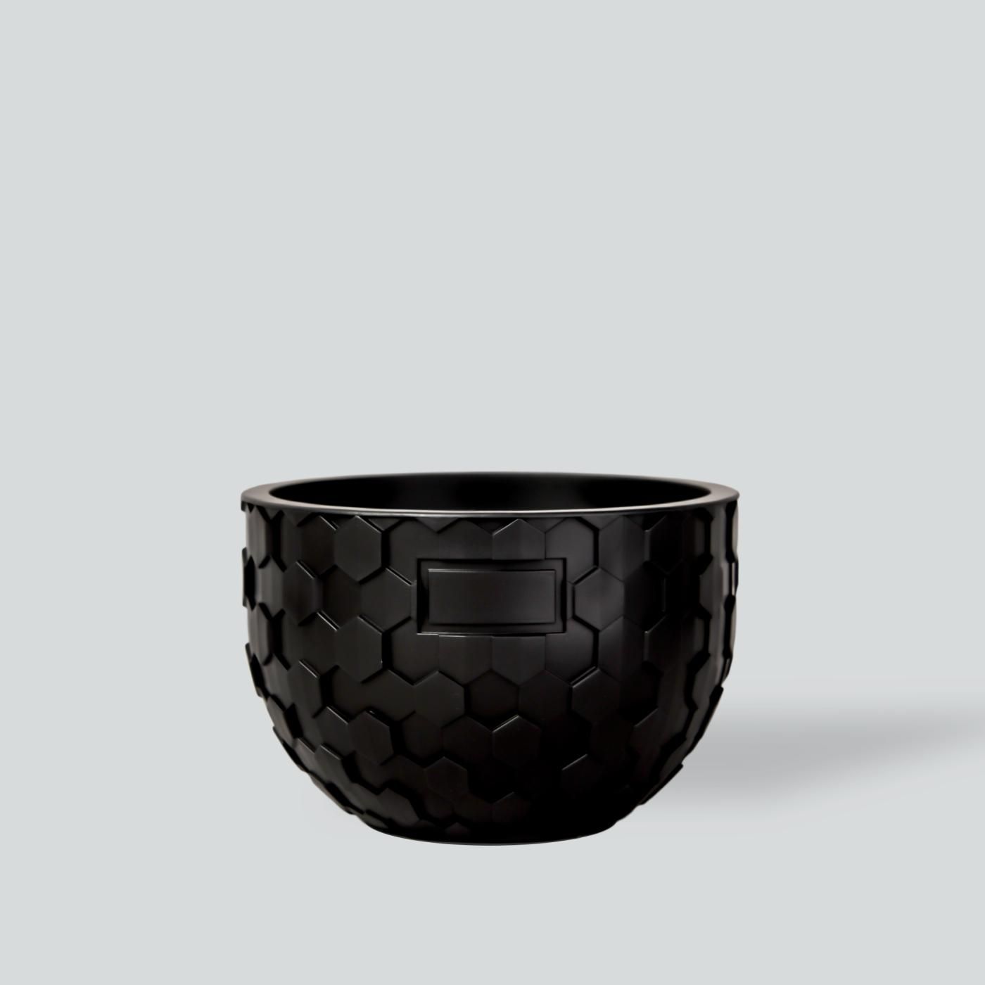 BOTANIZE PLA POT HEXA “Black” φ11cm