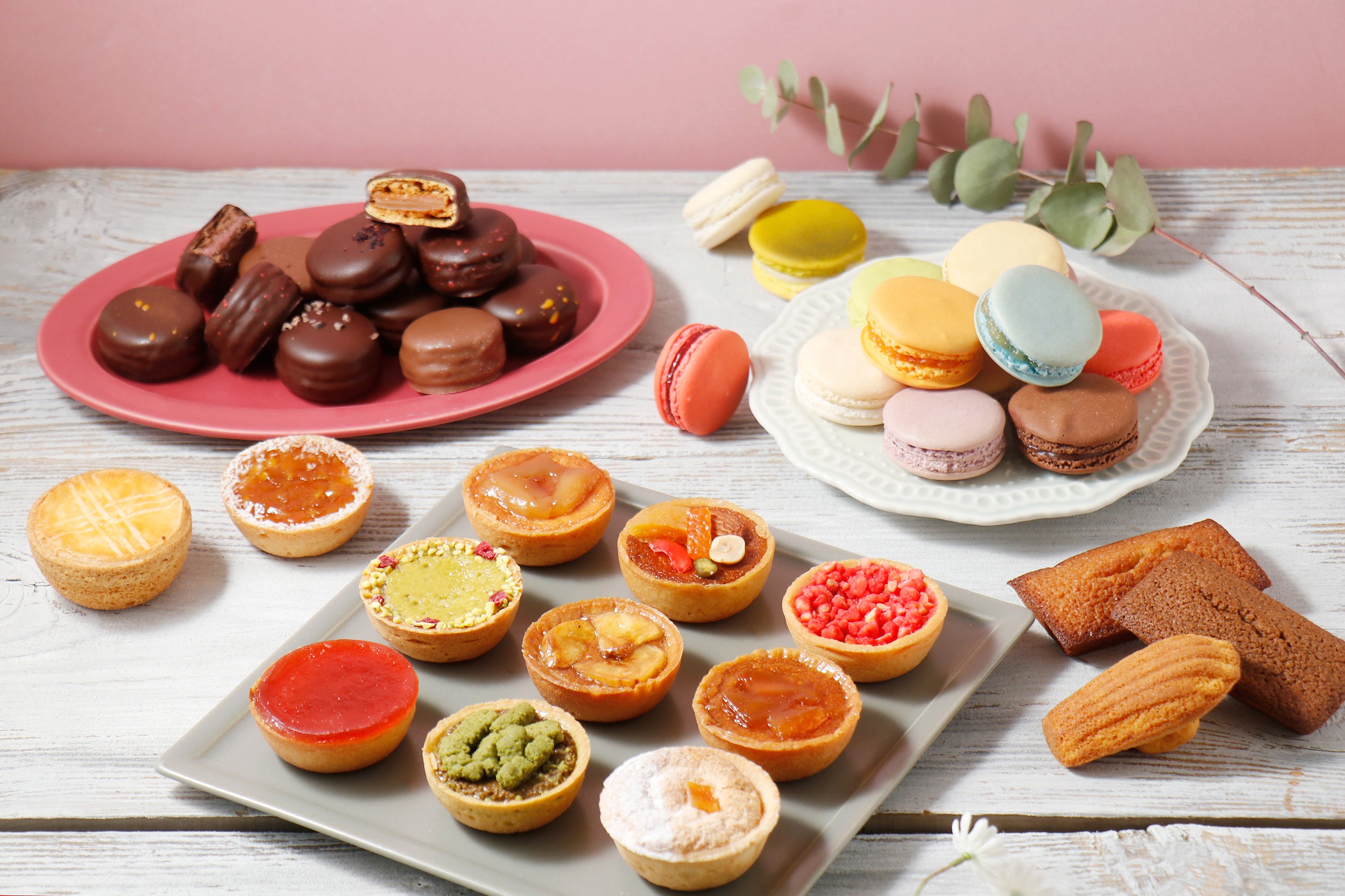 季節の素材を取り入れた新作マカロンやタルトレットが登場！秋や