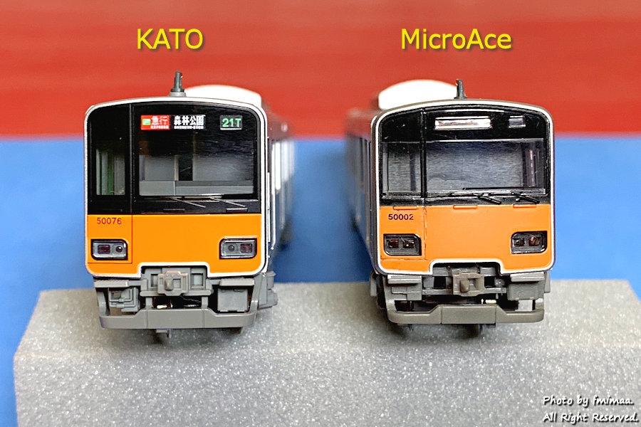 東武50000系50070型入線レポート その4 … 仕様比較～試運転編（兼 2