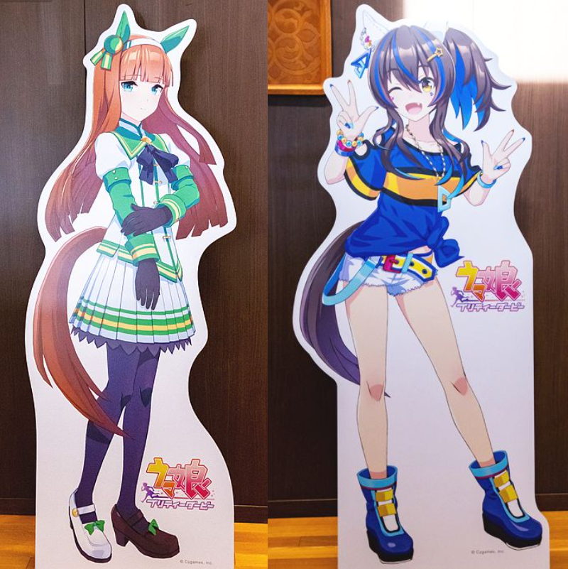 ウマ娘 プリティーダービー』北海道日高管内7町に設置された等身大