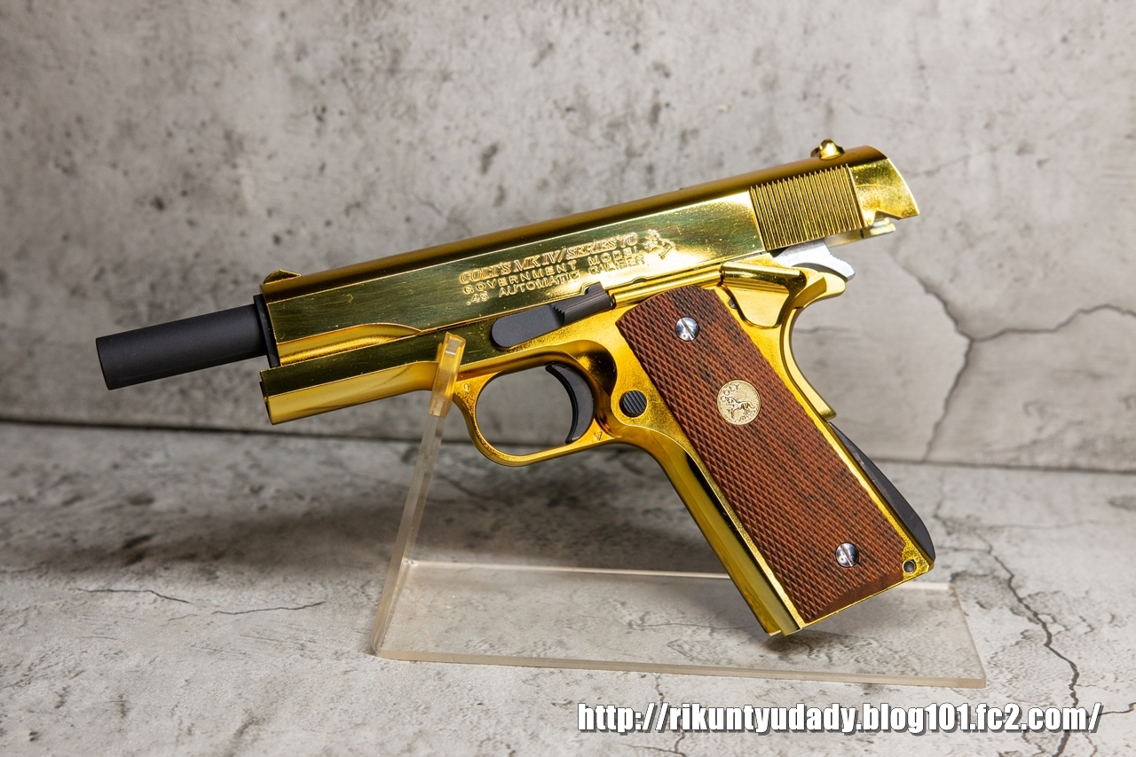 カスタム塗装】東京マルイ コルト ガバメント シリーズ'70 ニッケル