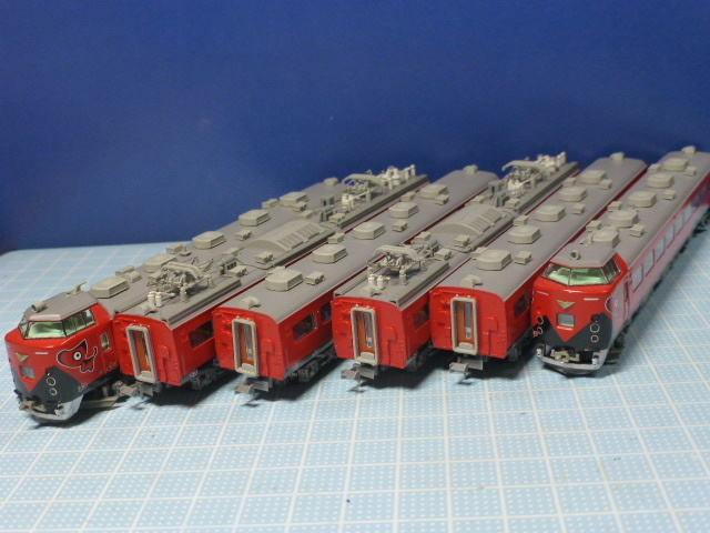 マイクロエース 485系1000番台「あいづ」あかべぇ塗装セット