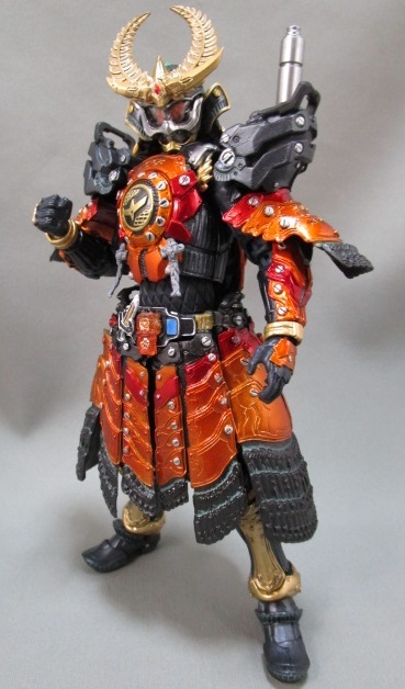 玩具レビュー S.I.C. 仮面ライダー鎧武 カチドキアームズ - 金の