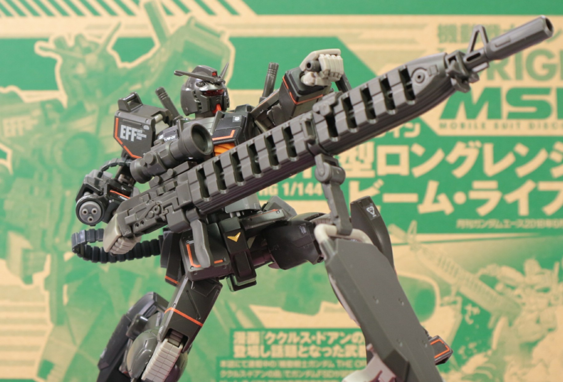 HG 1/144 試作型ロングレンジ・ビーム・ライフルのご紹介！ - 先人に