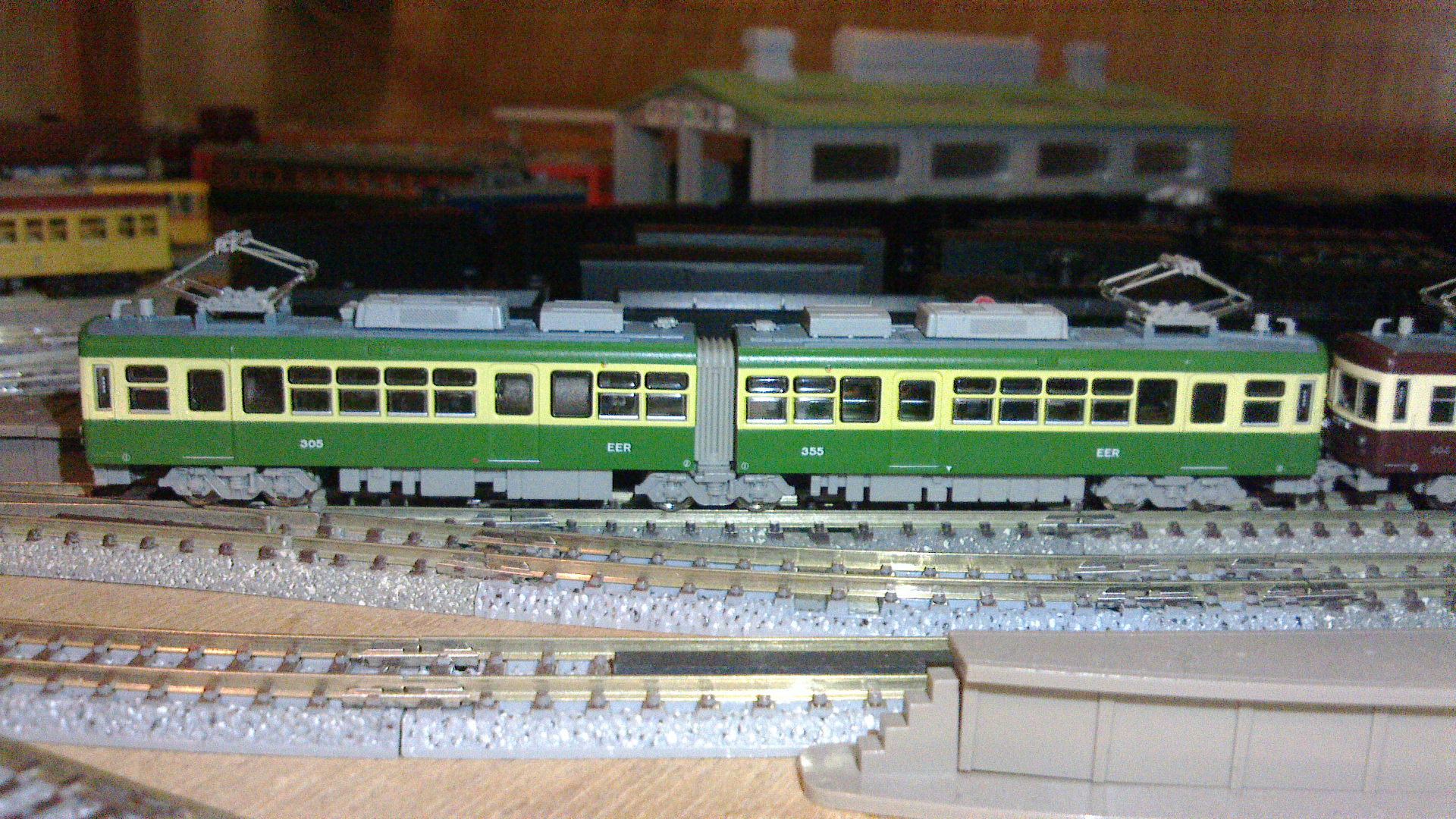 鉄道模型再収集開始 #127 MODEMO 江ノ島電鉄300形 305F標準塗装