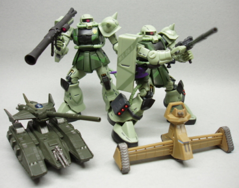 HCM-Pro G-BOX ホワイトベース討伐隊セット レビューGUN P