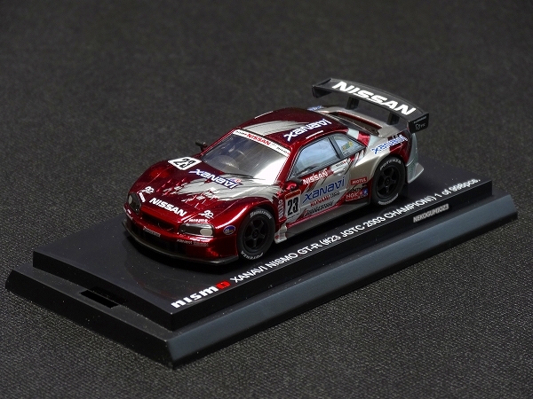 京商 1/64 ニスモ限定 XANAVI NISMO GT-R #23 JGTC 2003 CHAMPION
