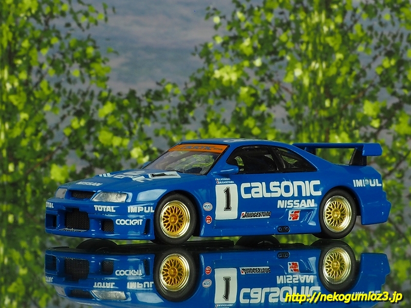 京商 1/64 NISSAN SKYLINE GT-R (BCNR33) 1995 【カルソニック