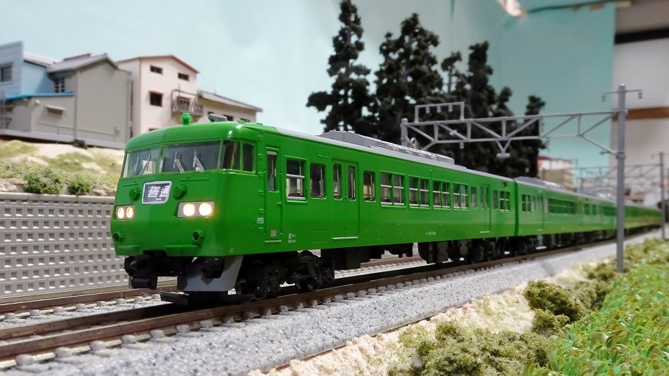 117系京都地域色タイプ 6両セット - ビスタ模型鉄道（エヌゲージ日記）