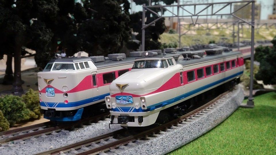 489系白山色ボンネット車がようやく入線 - ビスタ模型鉄道（エヌゲージ