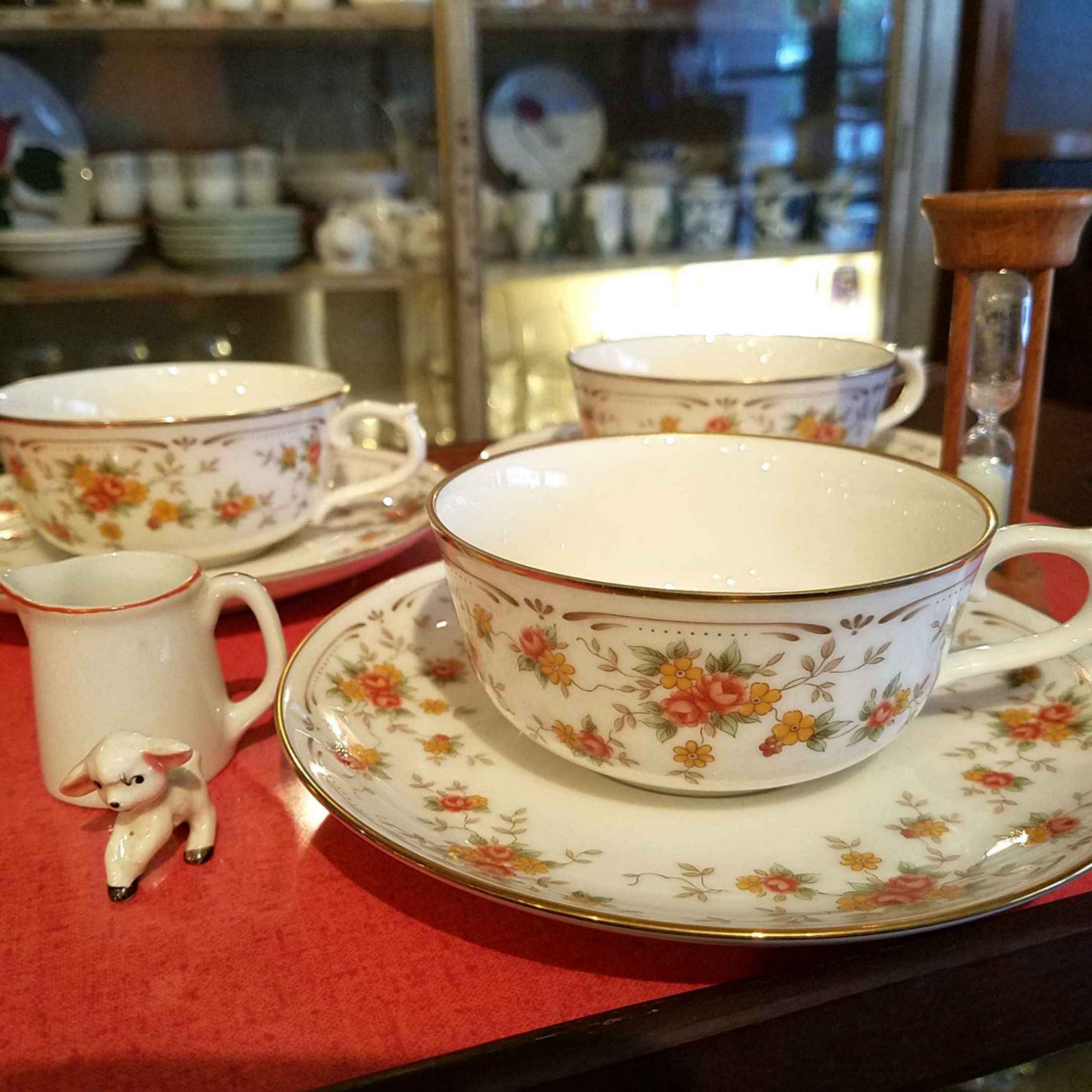 70年代 ノリタケ・コンテンポラリー 花柄カップ＆ソーサー - [Sold Out