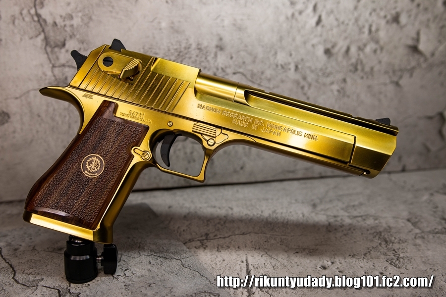 カスタム塗装】東京マルイ デザートイーグル.50AE クロームステンレス