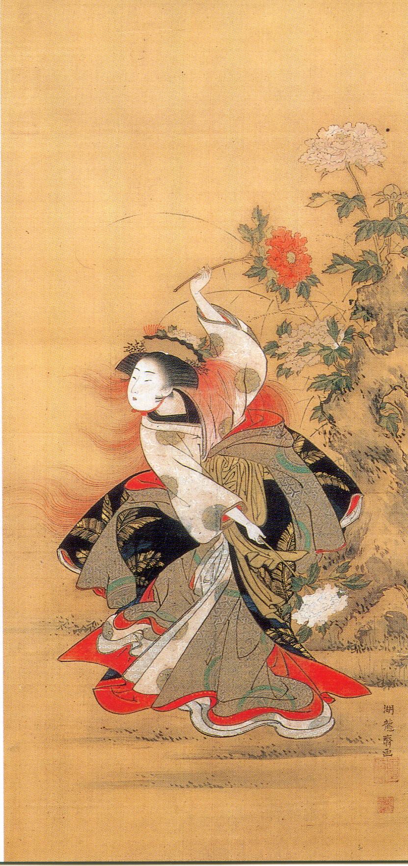 勝川春章と肉筆美人画－〈みやび〉の女性像」展 日比谷 出光美術館