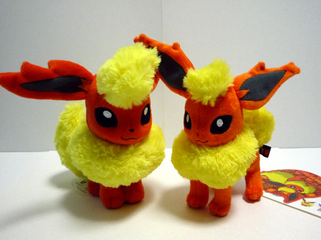 ポケモンベストウイッシュ＆イーブイコレクションのぬいぐるみ 写真