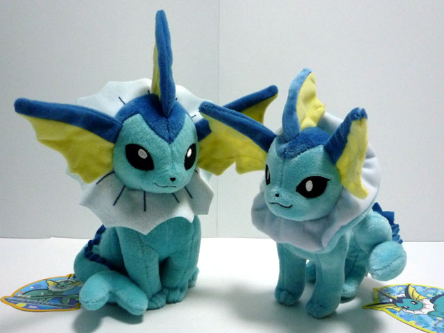 ポケモンベストウイッシュ＆イーブイコレクションのぬいぐるみ 写真