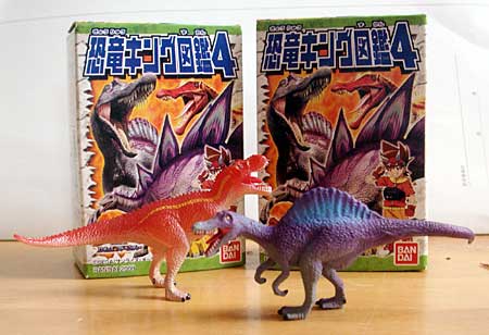 恐竜キング図鑑4のティラノとスピノをゲット！ | 館長の恐竜おもちゃ
