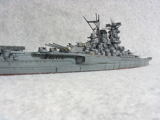 1/700 技MIX 戦艦大和 製作記 - オカメインコの第一格納庫