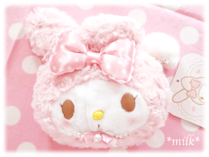 スイートラブリーマイメロディ パスケース＆マスコット - ＊めろめろ