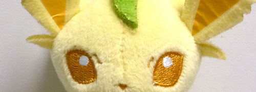 I LOVE EIEVUI カバンに付けられるでっかいぬいぐるみ1 リーフィア