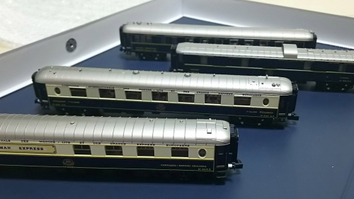 今頃にオリエントエクスプレスの編成が入線 - 入線車両