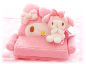 マイメロディ ソファ形メガネケース - ＊めろめろマイメロディ＊