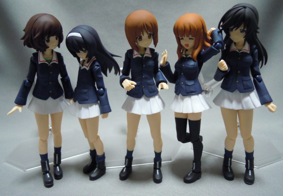 玩具レビュー figma EX-031 あんこうチームセット 秋山優花里 - 金の