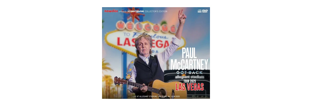 2CD＋DVD ポール・マッカートニー Got Back Tour 2025：Allegiant