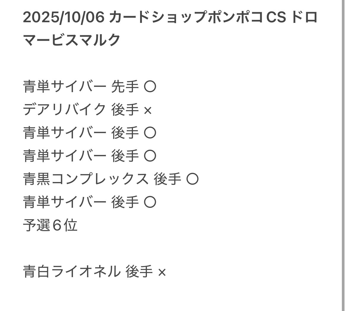デュエマCS入賞デッキレシピ 】カードショップポンポコCSベスト8