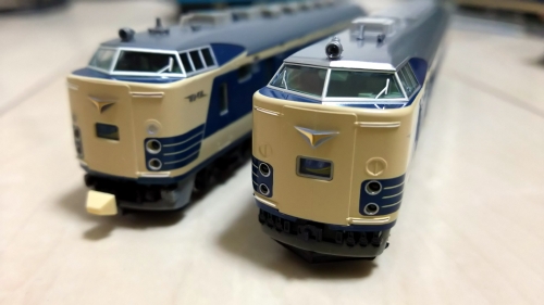 KATO 581系 基本セットの入線 - 入線車両