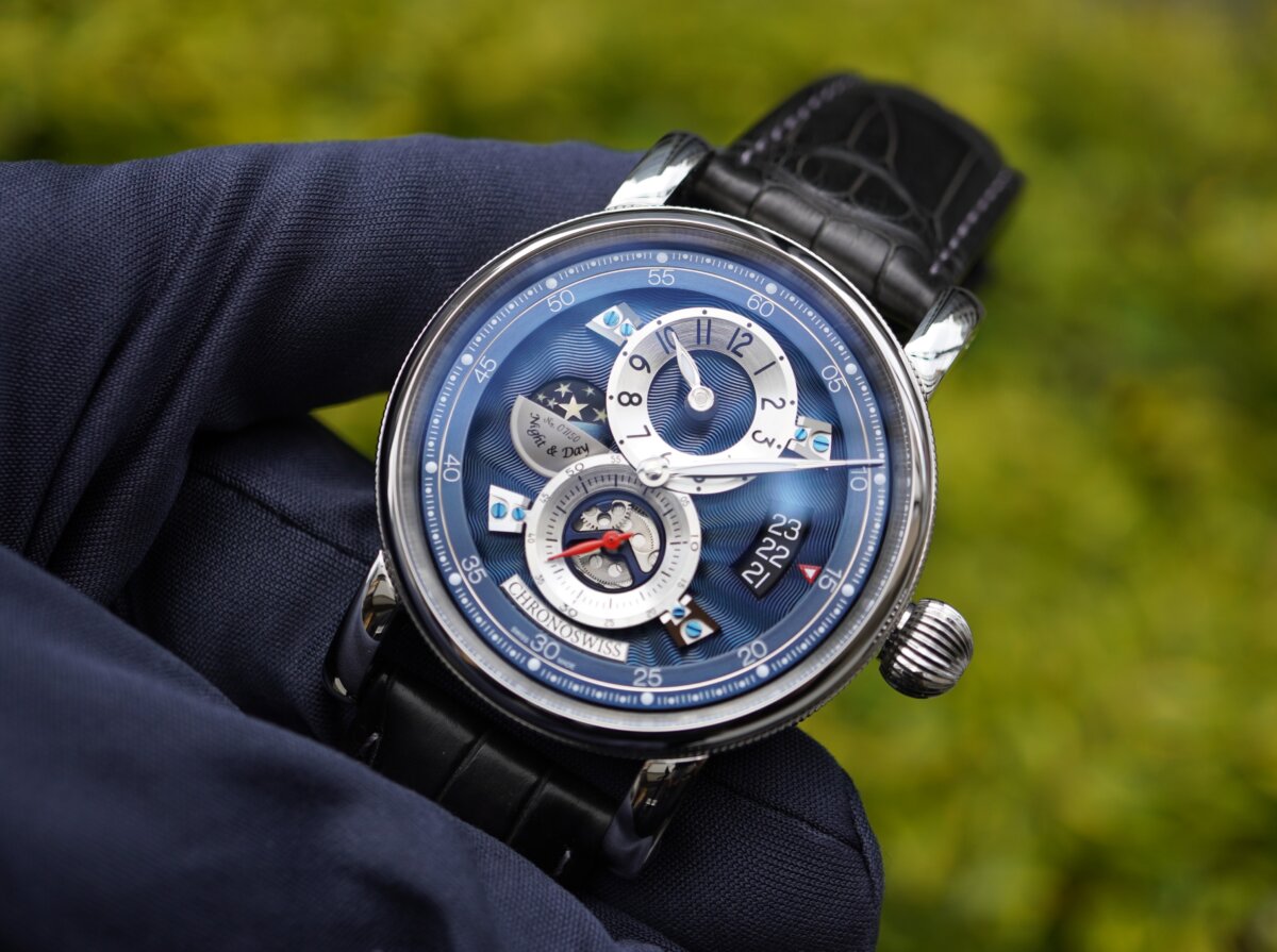 夜になると星が光る？クロノスイス フライングレギュレーター ナイト