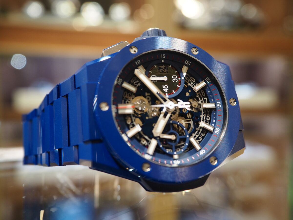 男の個性は手元に表れる？！ウブロ「ビッグ・バン インテグラル ブルー