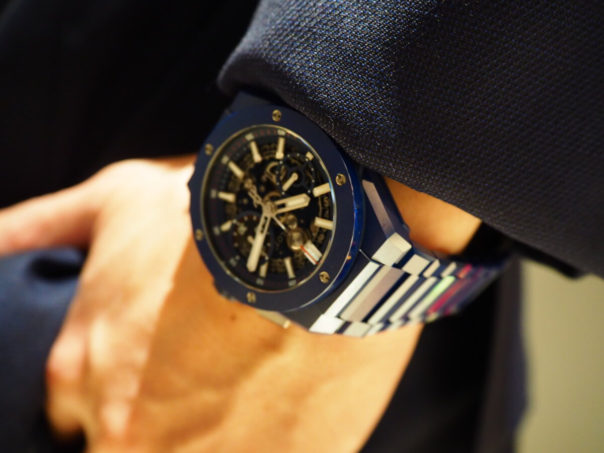 男の個性は手元に表れる？！ウブロ「ビッグ・バン インテグラル ブルー