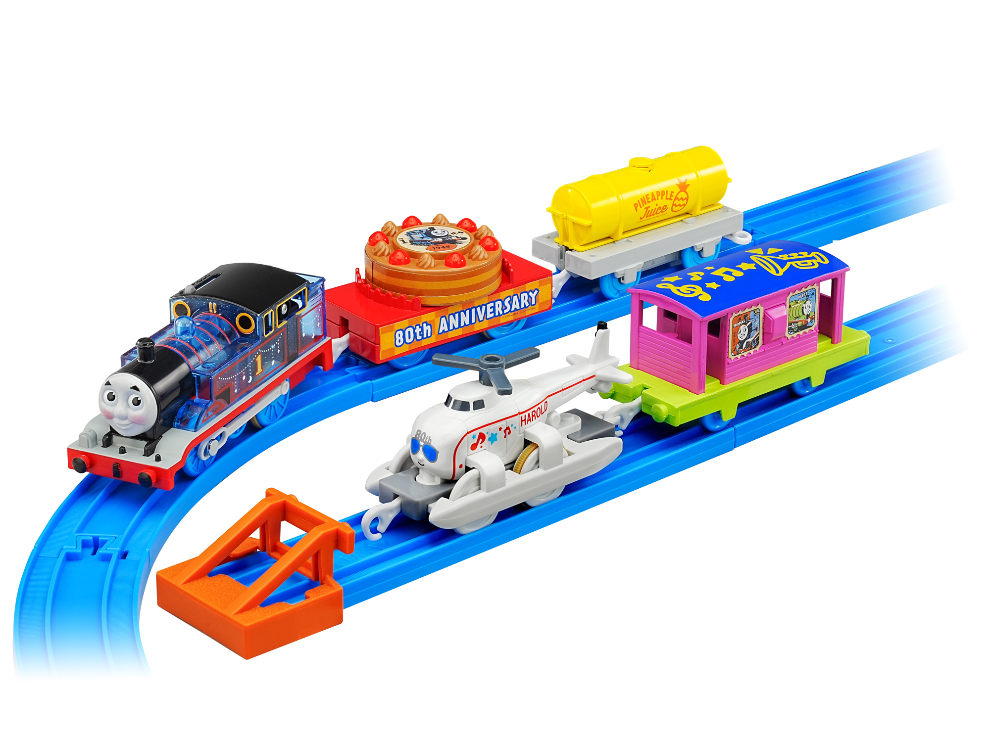 プラレール きかんしゃトーマス原作出版80周年 トーマスとハロルドの