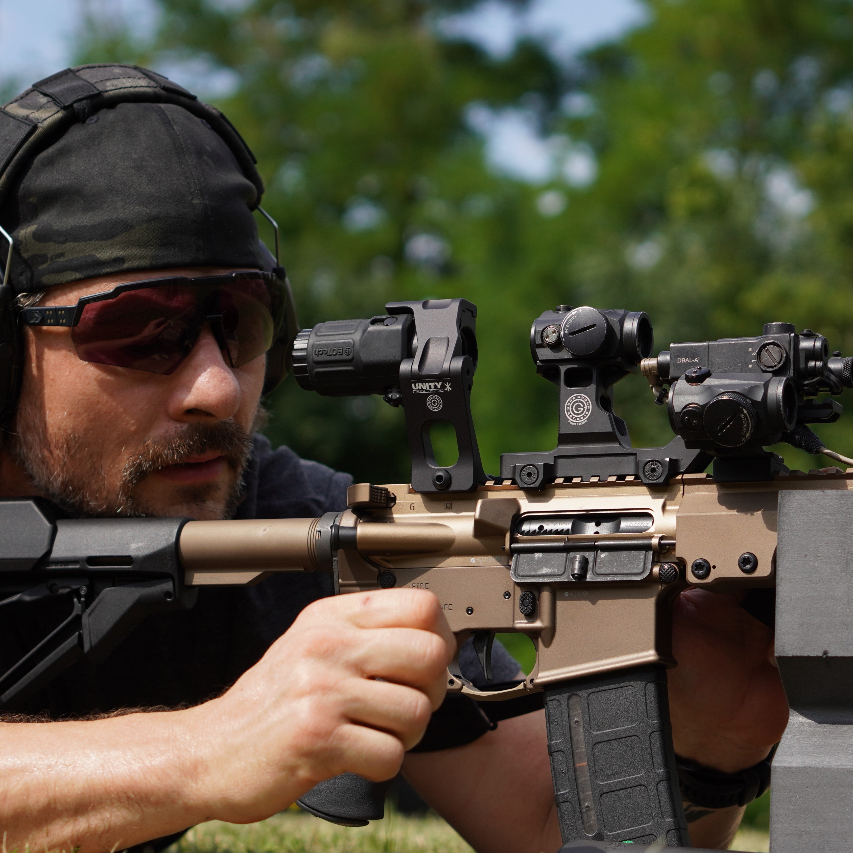 GBRS Hydra Mount Kit (Aimpoint / Eotech) – Black Trident