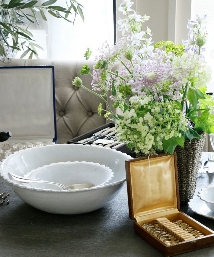 Astier de Villatte デイジー・サラダボウルGM – Blanc de Juillet