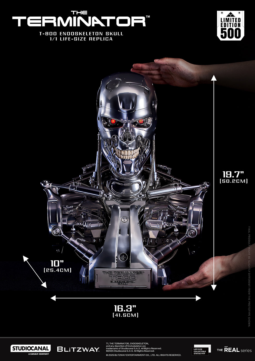 T-800 Endoskeleton Skull 1/1 ライフサイズレプリカ – BLITZWAY JAPAN
