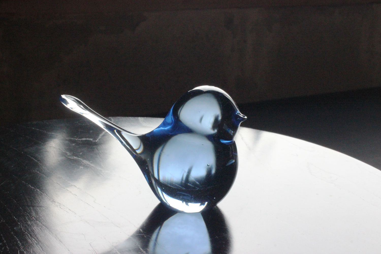 硝子作家 杉山利恵 Aji Glass 幸せの蒼いとりさん | kitahama blue stories