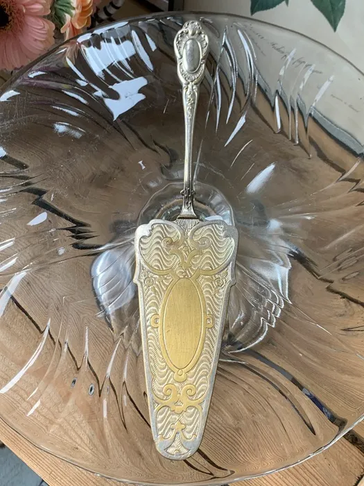 SOLDOUT-フランス 70s ケーキサーバー アンティーク 蔦 | Blue Swallow