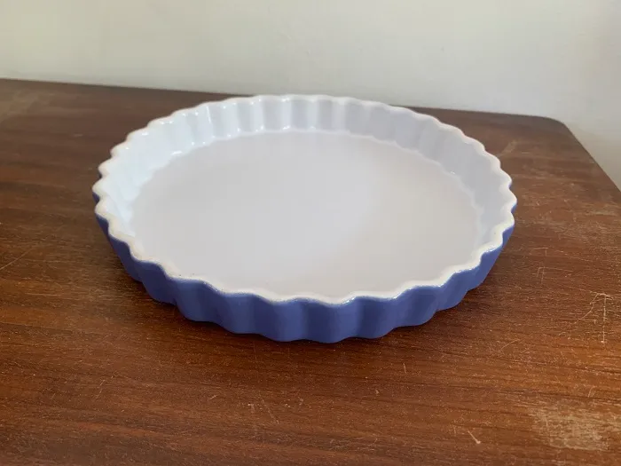 フランス 70s Emile Henry エミールアンリ グラタン皿 陶器 紫