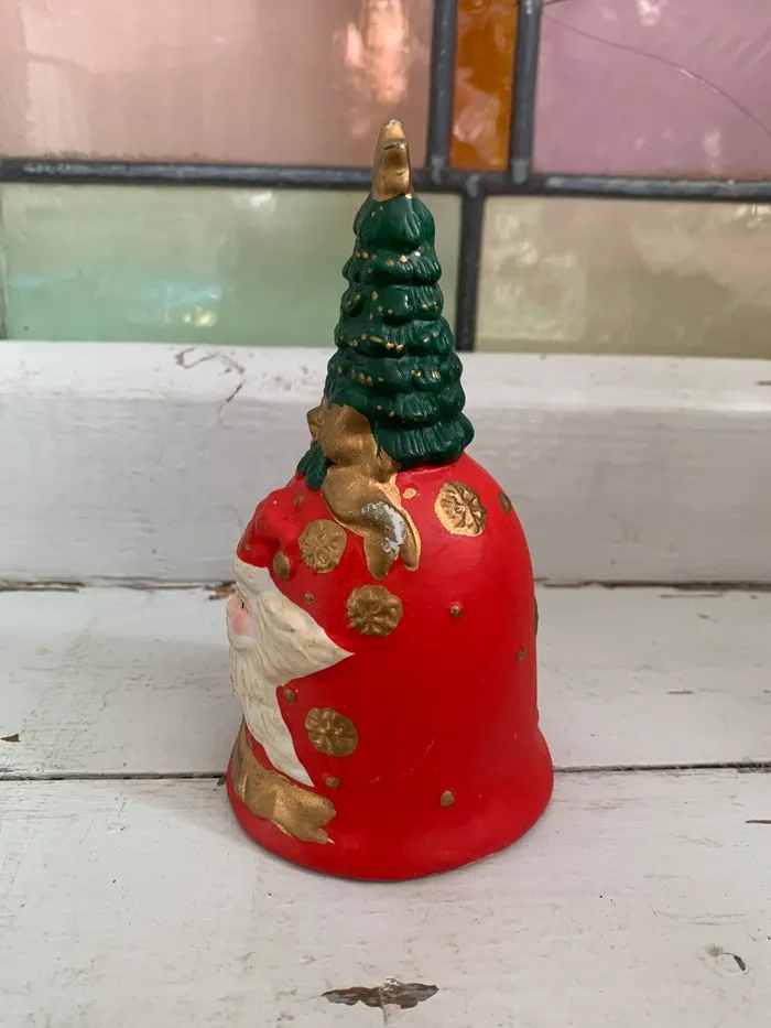 SOLDOUT-サンタクロース ベル・呼び鈴 ヴィンテージ クリスマスツリー