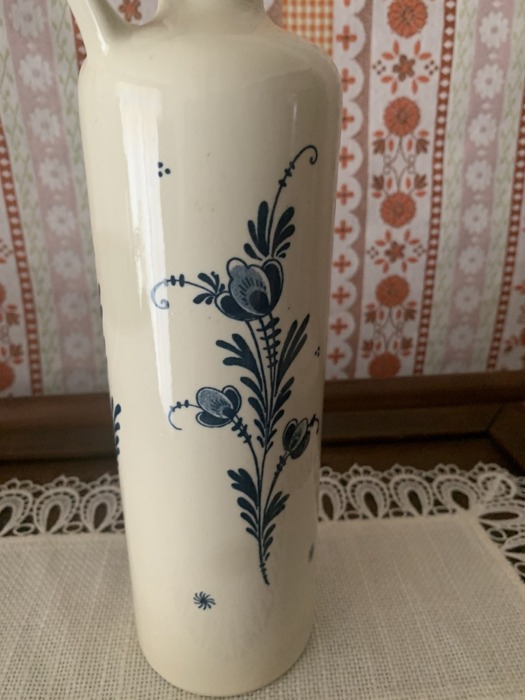 オランダ 70s ロイヤルデルフト ウィンドミル 陶器 花瓶 アンティーク