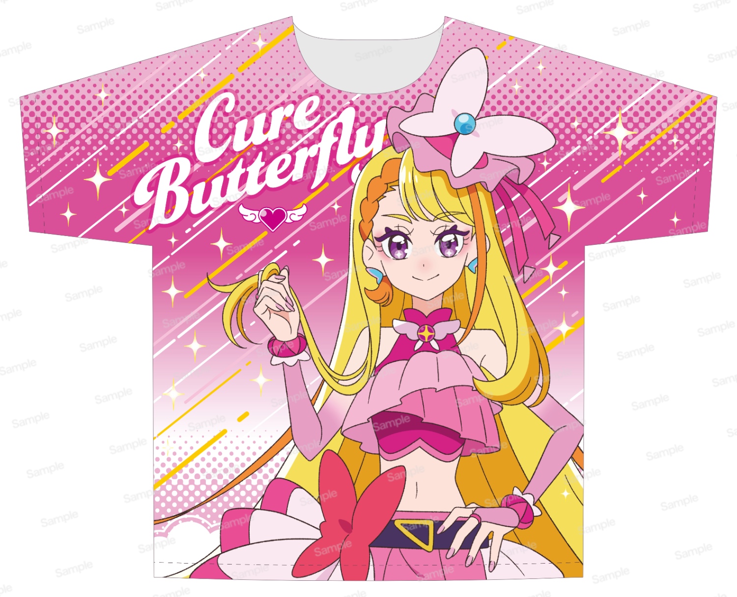 ひろがるスカイ！プリキュア フルグラフィックTシャツ キュアバタフライ