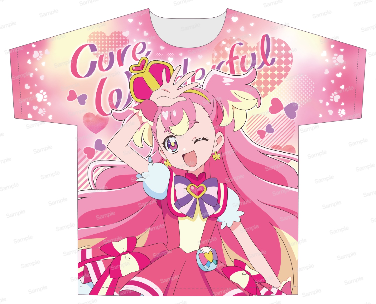わんだふるぷりきゅあ！フルグラフィック Tシャツ Vol.1 キュア