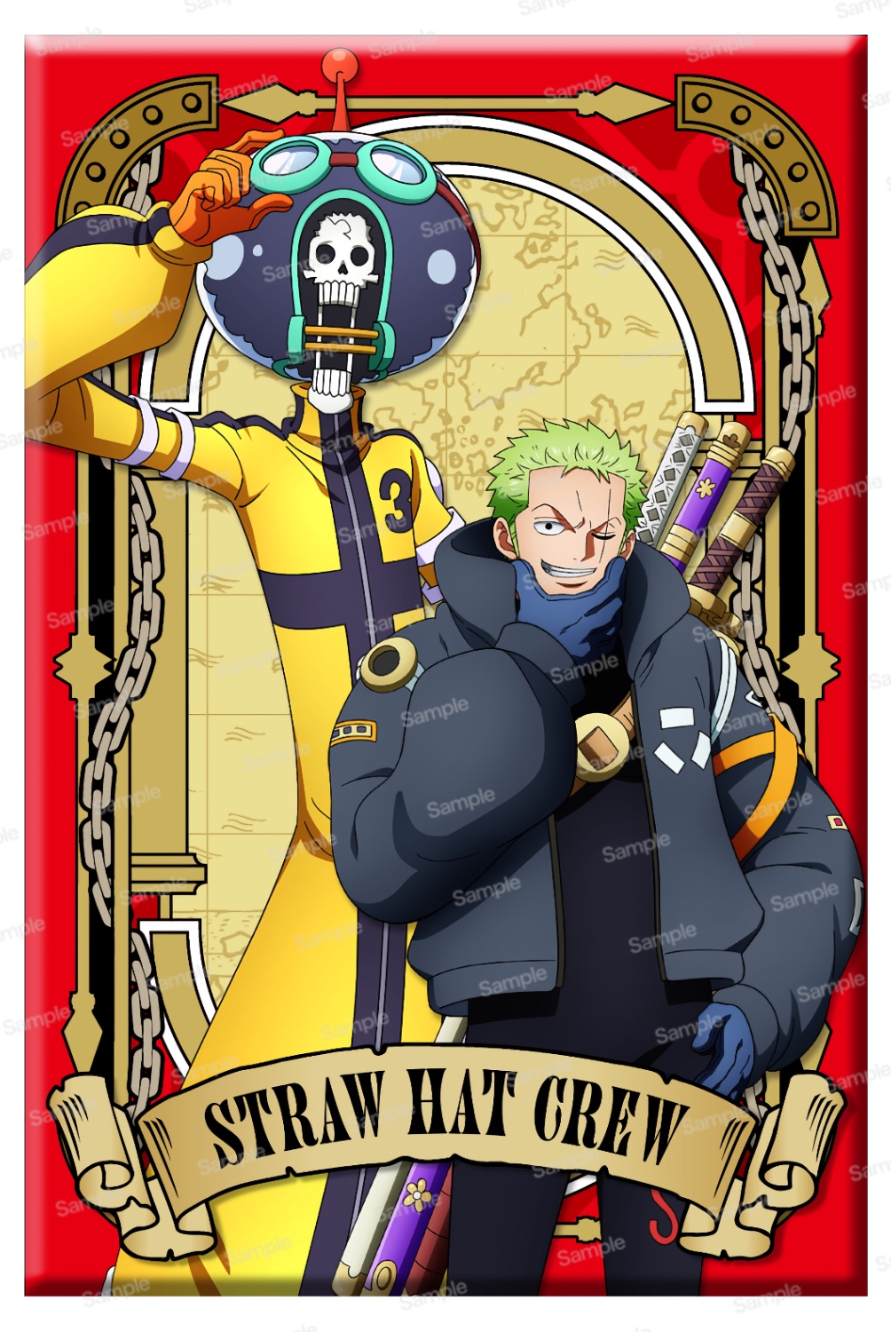 ワンピース アルティメットクルー第8弾マグネット 麦わらの一味（ゾロ