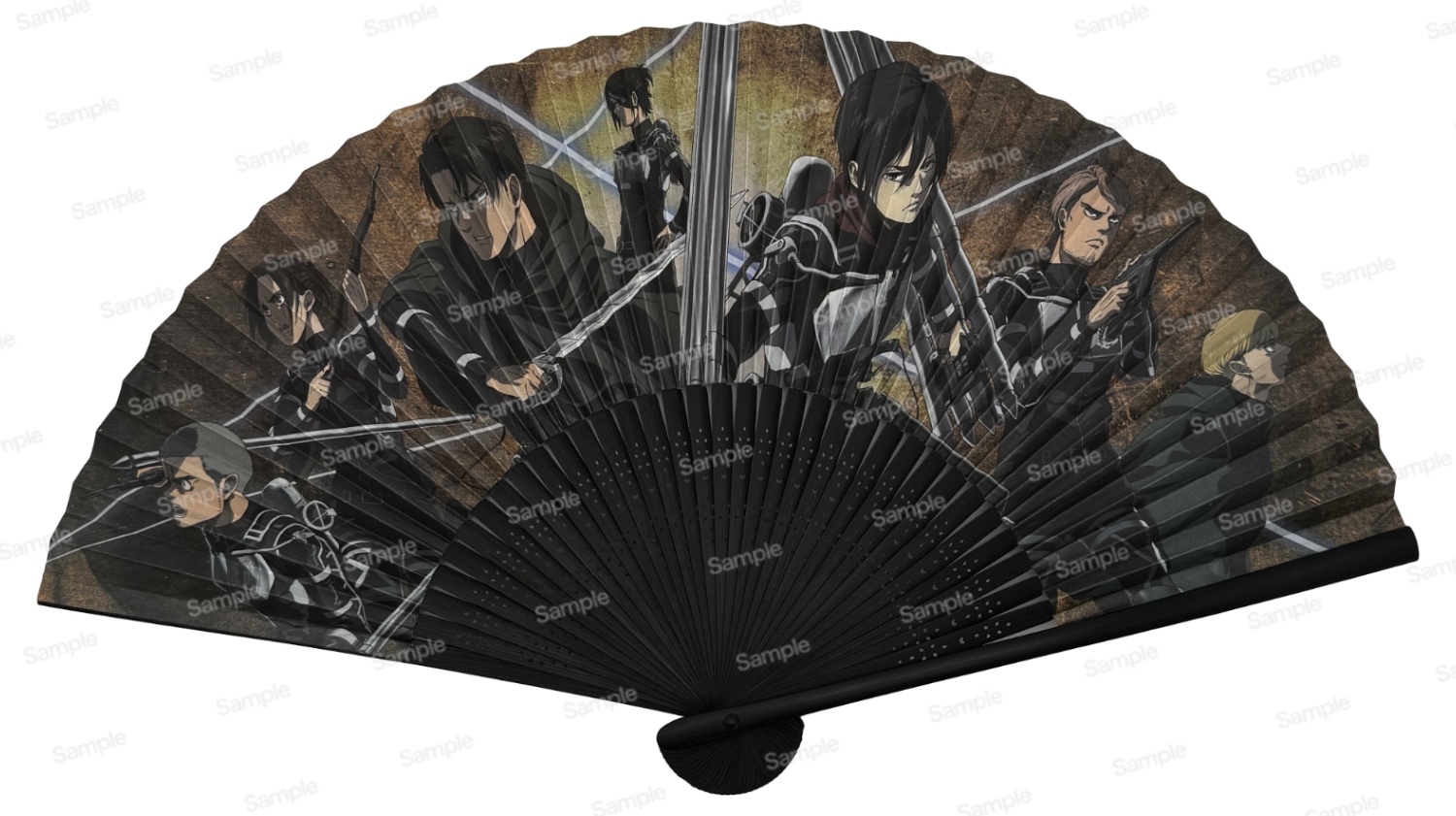 進撃の巨人 扇子 キービジュアルVer.