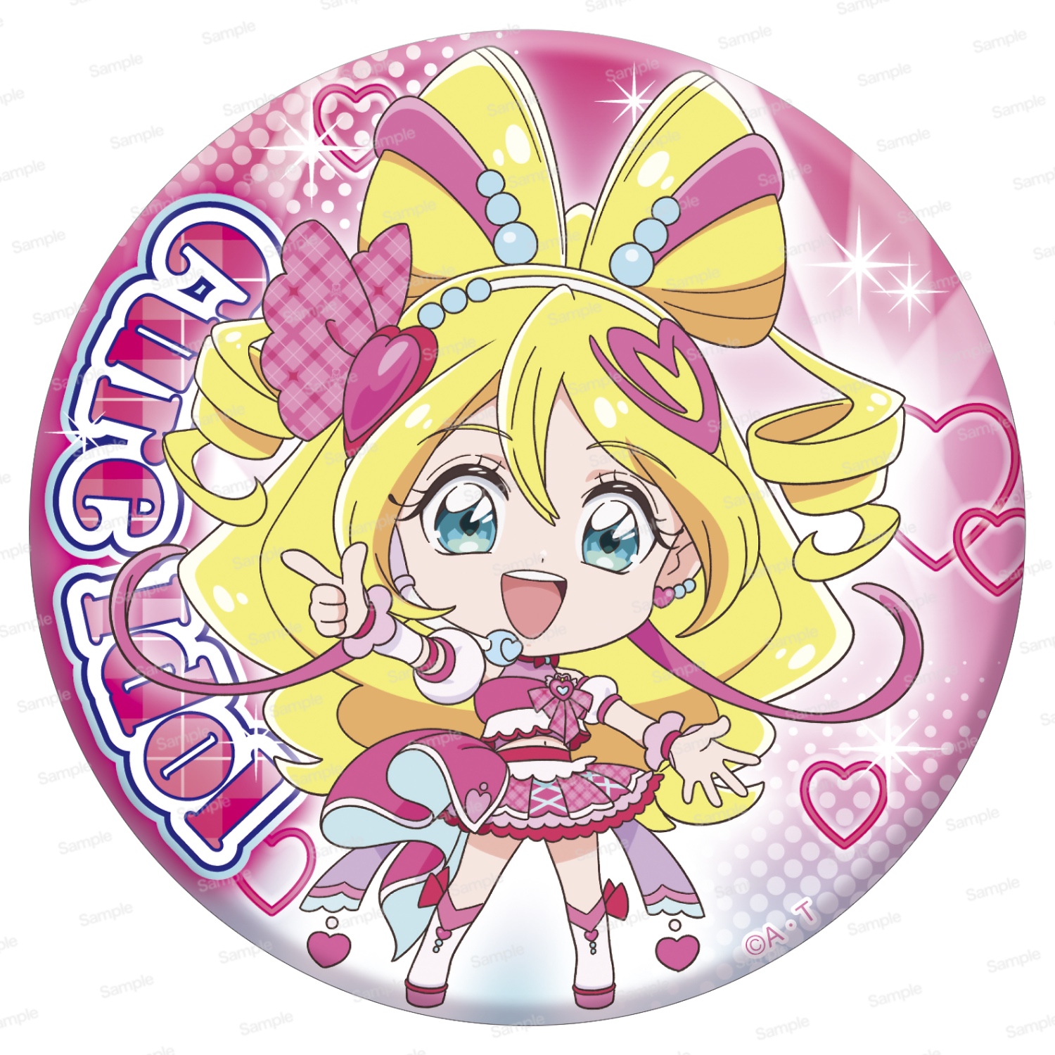 キミとアイドルプリキュア♪ プリポップ♪ドでか缶バッジ キュアアイドル