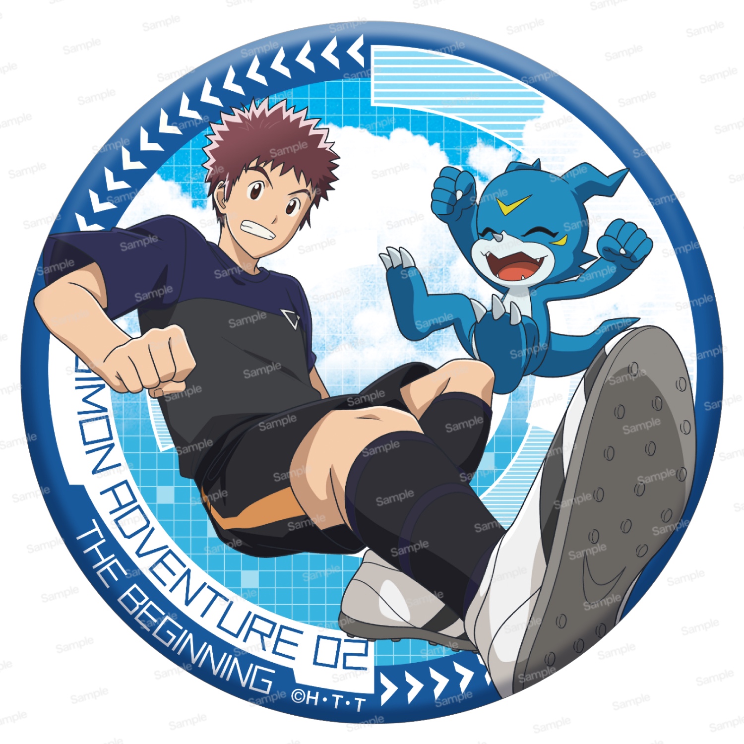 デジモンアドベンチャー02 THE BEGINNING ドでか缶バッジ