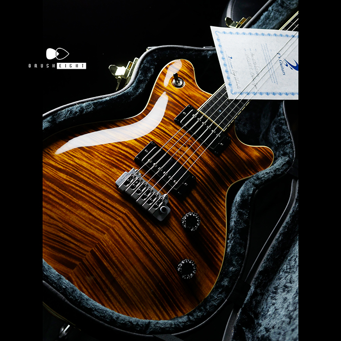 Brush eight / 【SOLD】T's Guitars Arc-STD VS100N “Yellow Tiger”